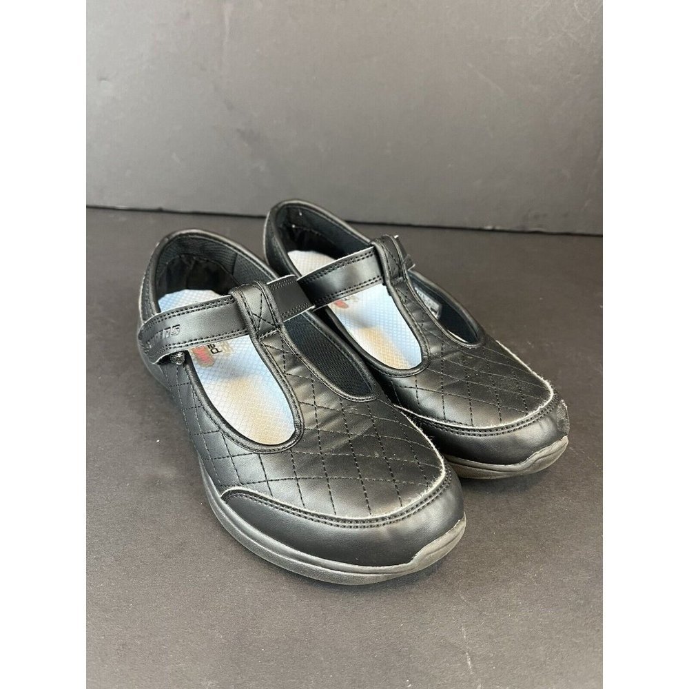 Skechers Microstrides School Trendz Black T-Strap Mary Janes‎ 85716L Size 4